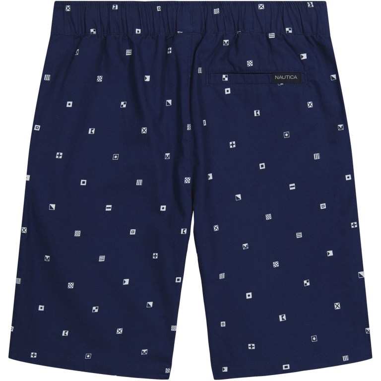 Boys' Nautica Little Embroidered Pull-on (4-7) Shorts Navy | AUxbGEQN