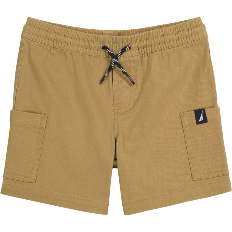 Boys\' Nautica Little Pull-on Cargo (4-7) Shorts Brown | 8yFLXEuH