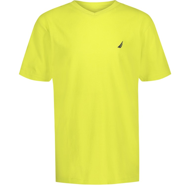 Boys\' Nautica Little V-neck (4-7) T Shirts Yellow | 5dYigmQc