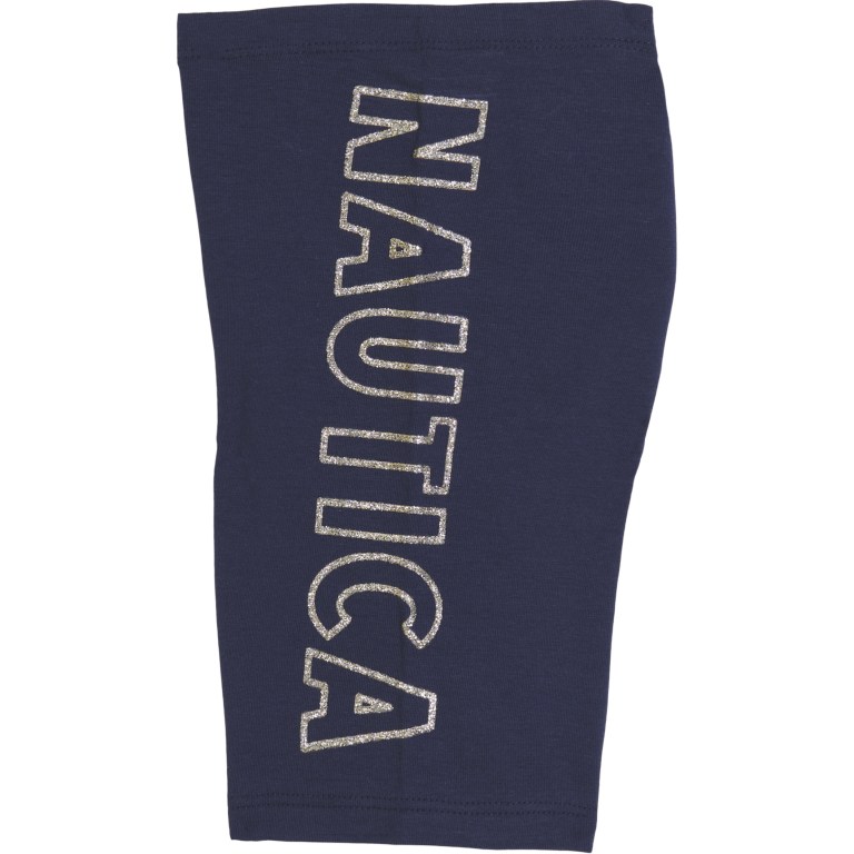 Girls' Nautica Heart Shell Bike (8-16) Shorts Navy | fTdmLvPm