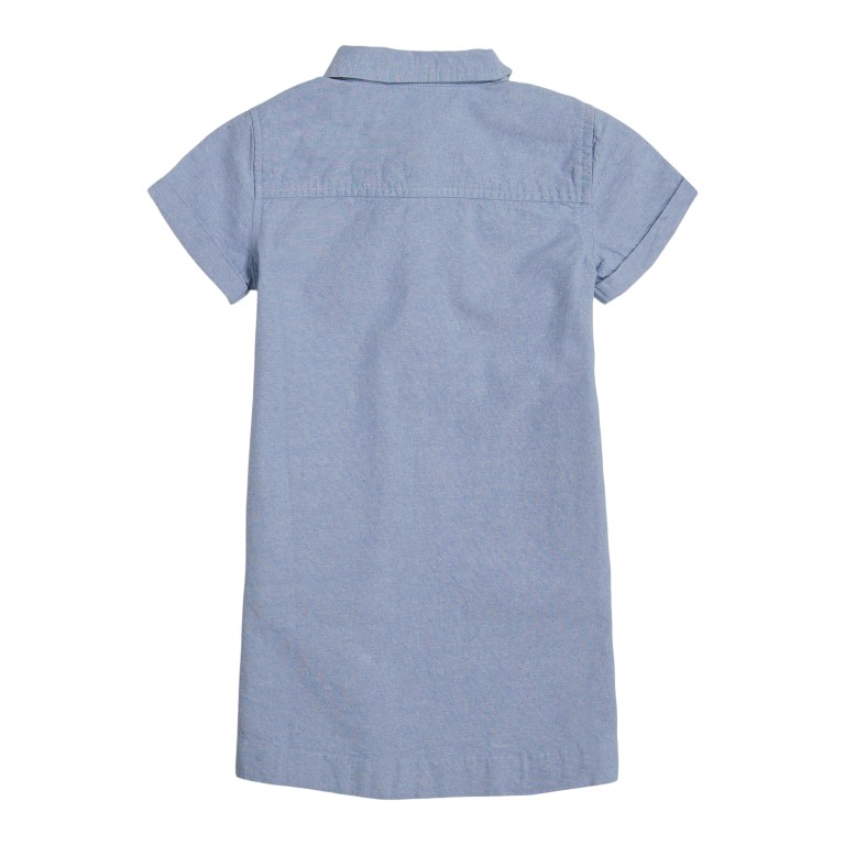 Girls' Nautica Little Chambray (4-7) Dress Blue | 9WT240Ci