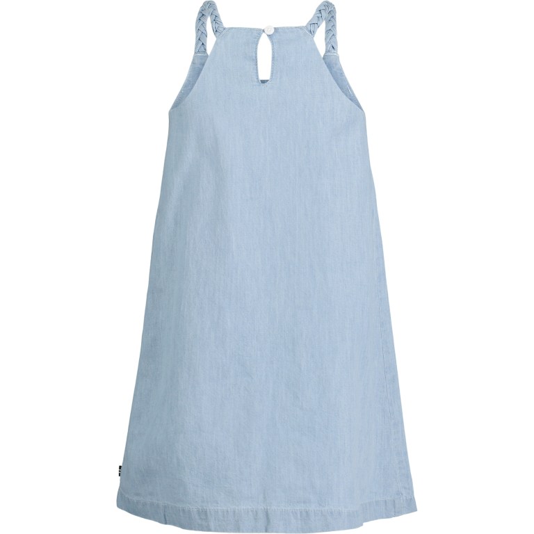 Girls' Nautica Little Chambray Trapeze (4-7) Dress Blue | CFGc2MOa