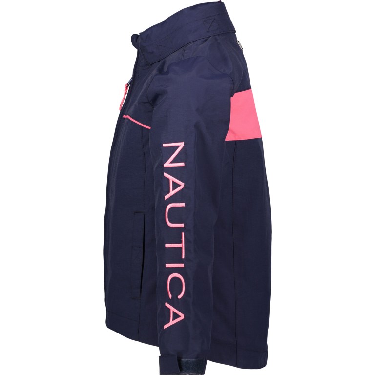 Girls' Nautica Little Water-resistant J-class (4-7) Jackets Navy | jqydJBEH