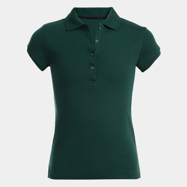 Girls' Nautica Sleeve (7-16) Polo Shirts Green | 0RRqZNmM