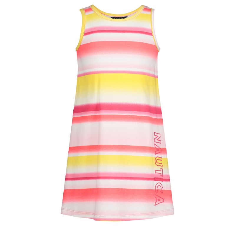 Girls\' Nautica Toddler Ombre-stripe Tank (2t-4t) Dress Red | yd7YUZjJ