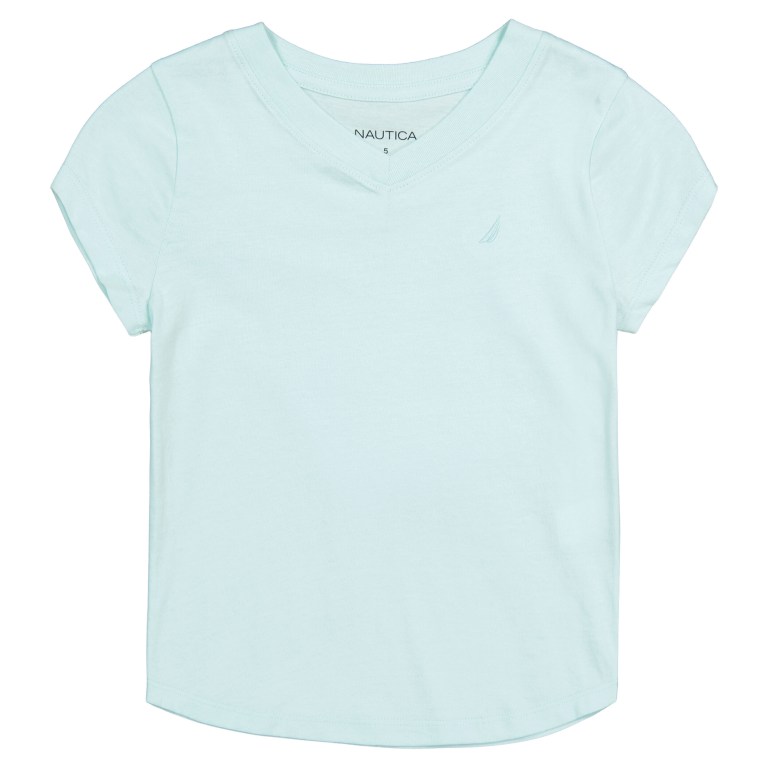 Girls\' Nautica Toddler V-neck (2t-4t) T Shirts Green | rjUbyU7l