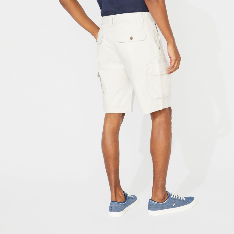 Men's Nautica 10” Navigator Cargo Shorts Grey | TtT2V3OQ