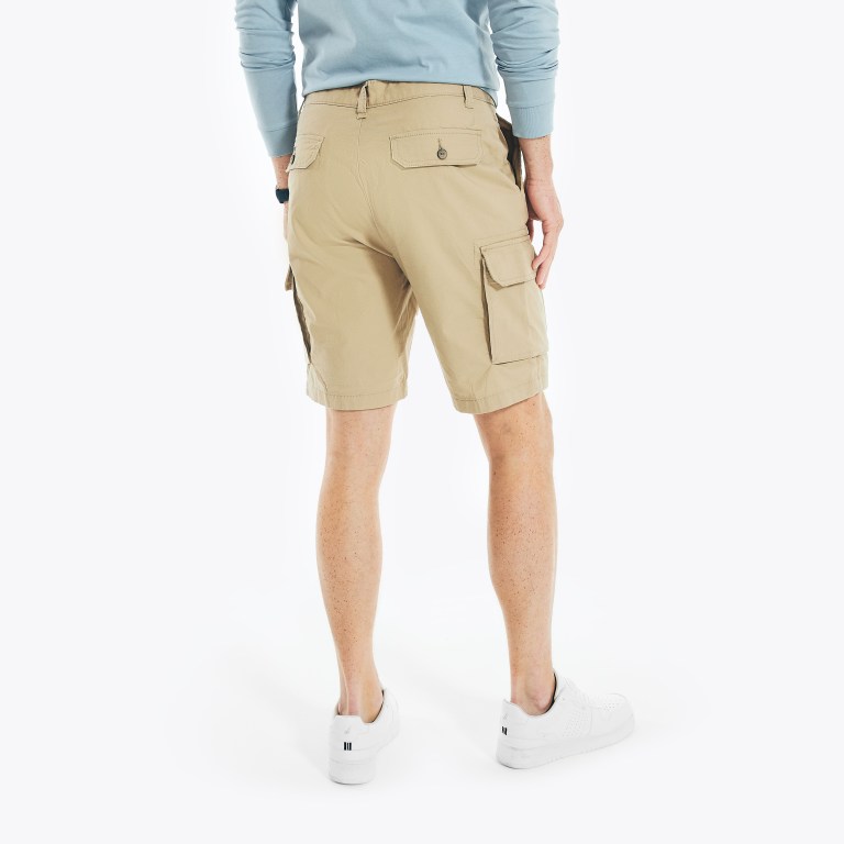 Men's Nautica 10” Navigator Cargo Shorts Brown | umdOIdrl