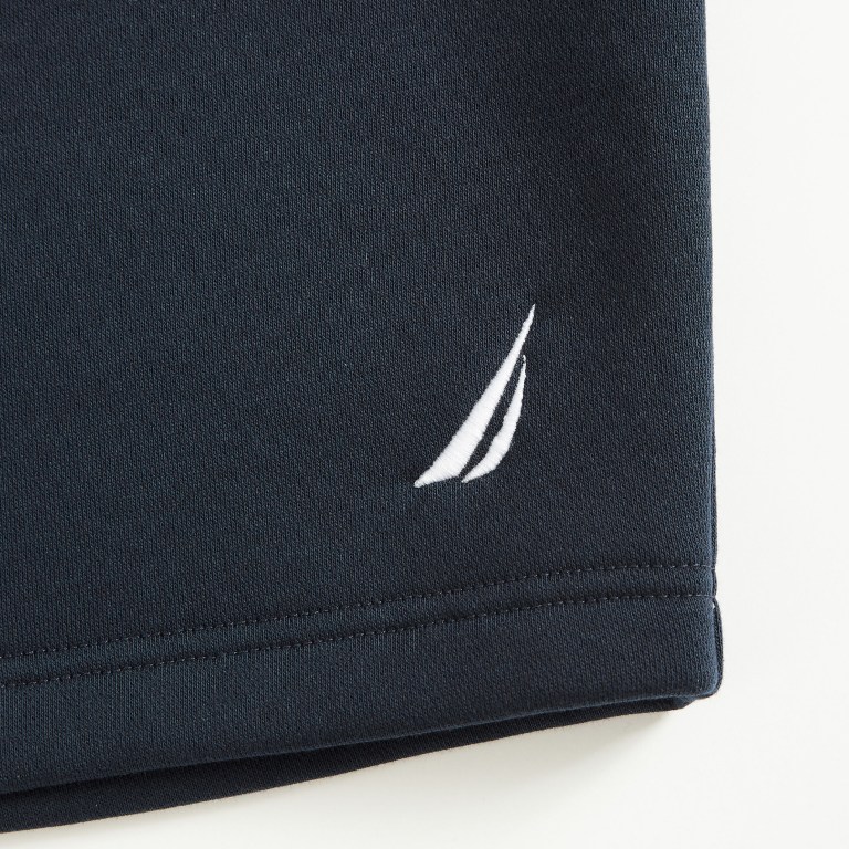 Men's Nautica 9” J-class Fleece Shorts Navy | BvSrRTOE