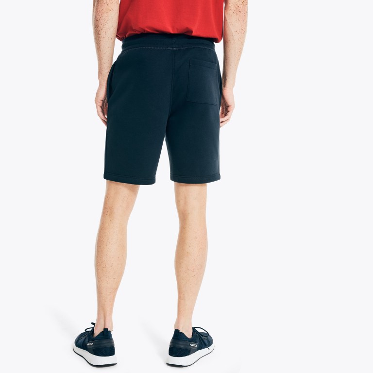 Men's Nautica 9” J-class Fleece Shorts Navy | BvSrRTOE