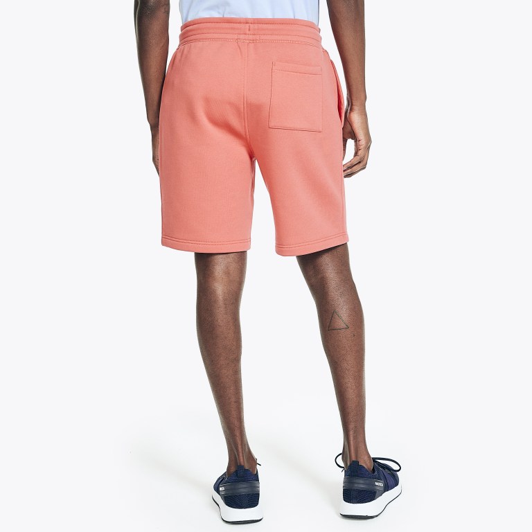 Men's Nautica 9” J-class Fleece Shorts Red | kMK5LYKU