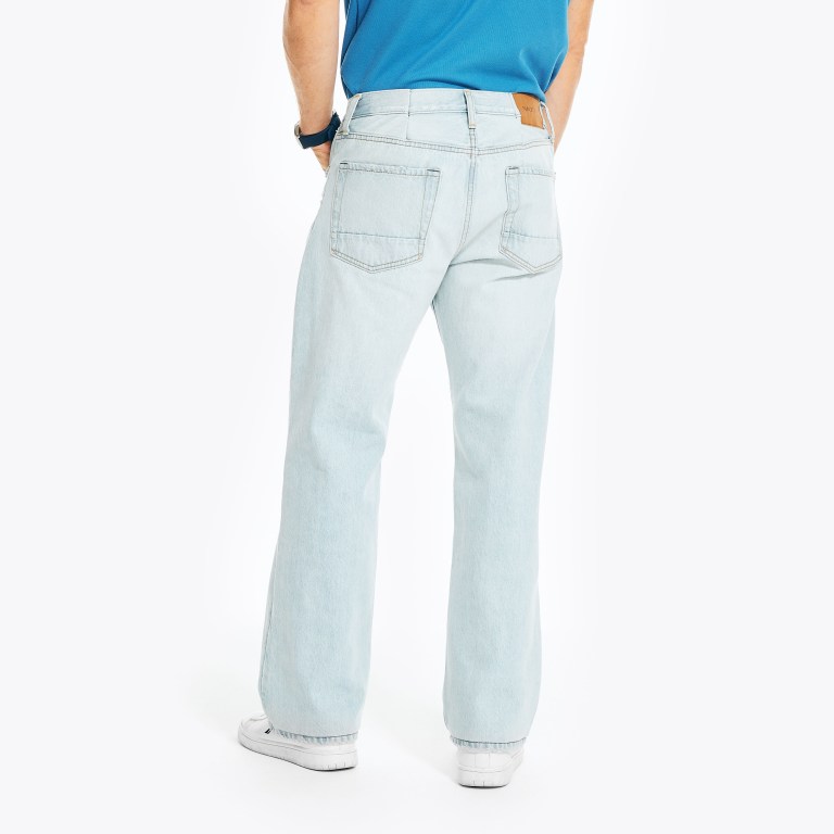 Men's Nautica Authentic Loose Denim Jeans Blue | wqTBLZzA