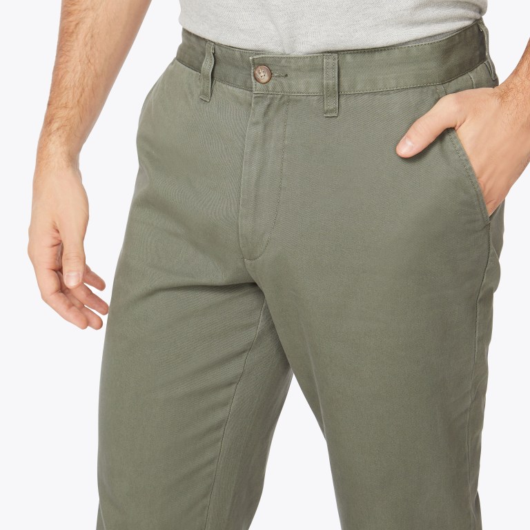 Men's Nautica Classic Fit Deck Pants Olive | PBfDpapy