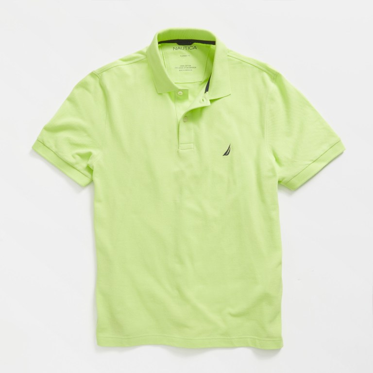 Men\'s Nautica Classic Fit Deck Polo Shirts Green | 2PjjUBXl