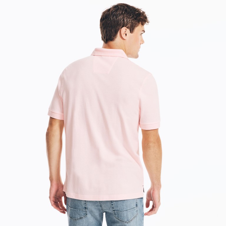 Men's Nautica Classic Fit Deck Polo Shirts Pink | 3PlbGrYJ