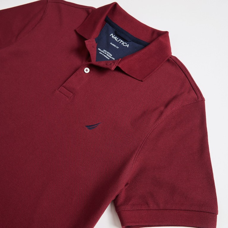 Men's Nautica Classic Fit Deck Polo Shirts Red | Kc7k01RE