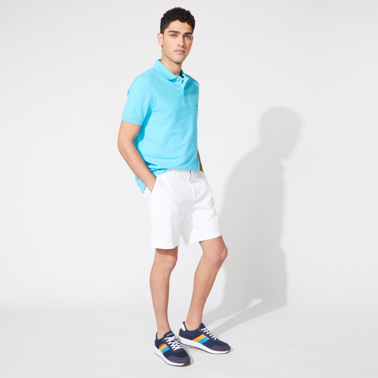 Men's Nautica Classic Fit Deck Polo Shirts Light Turquoise Blue | LjbesMGj