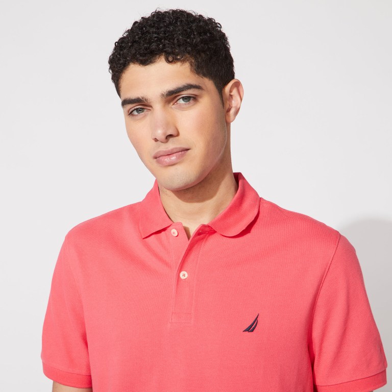 Men's Nautica Classic Fit Deck Polo Shirts Red | NmclyahW