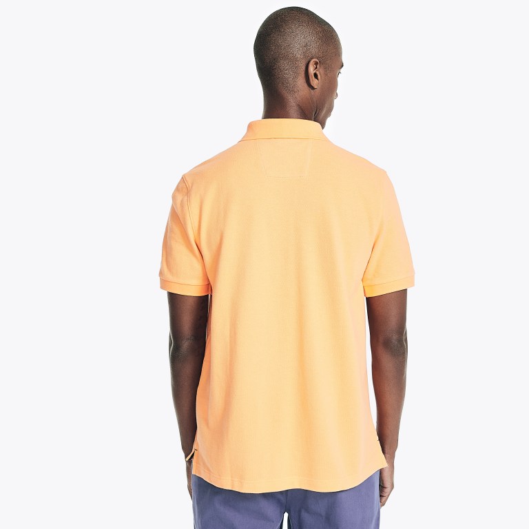 Men's Nautica Classic Fit Deck Polo Shirts Orange | STxSBWEA