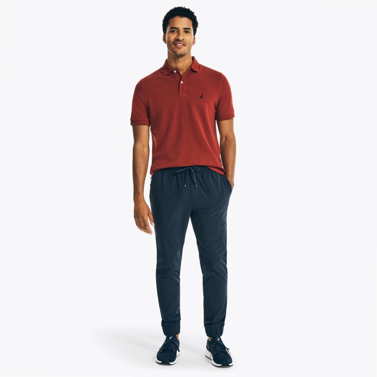 Men's Nautica Classic Fit Deck Polo Shirts Red | cX1gTb68