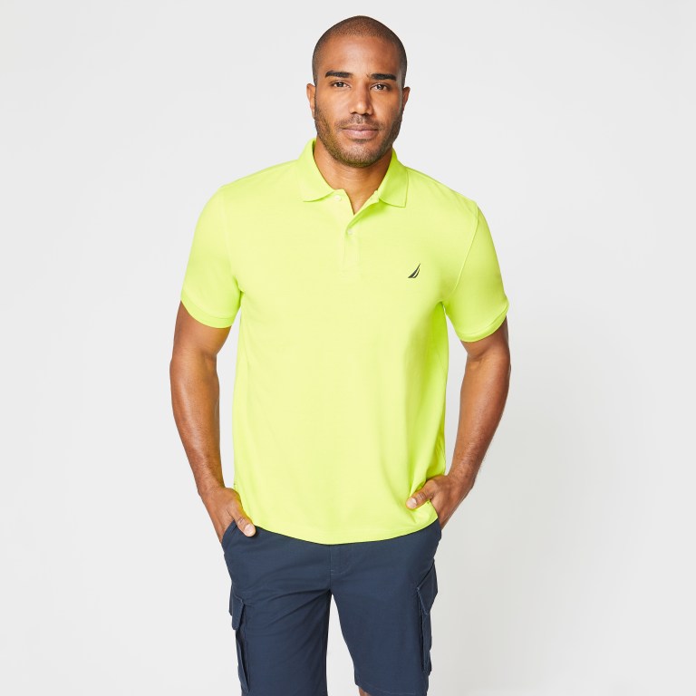 Men\'s Nautica Classic Fit Deck Polo Shirts Green | dL7fSefD