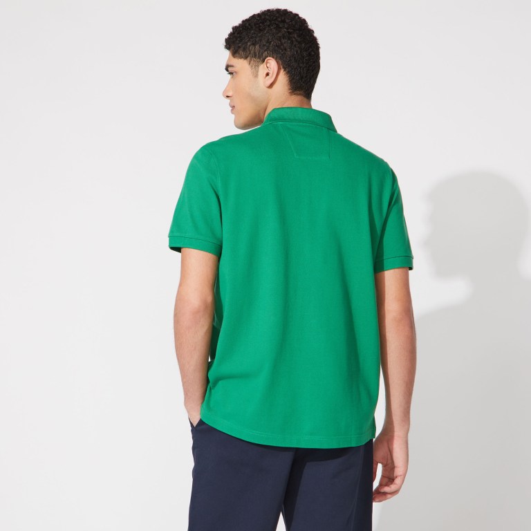 Men's Nautica Classic Fit Deck Polo Shirts Green | lYyiPSWp