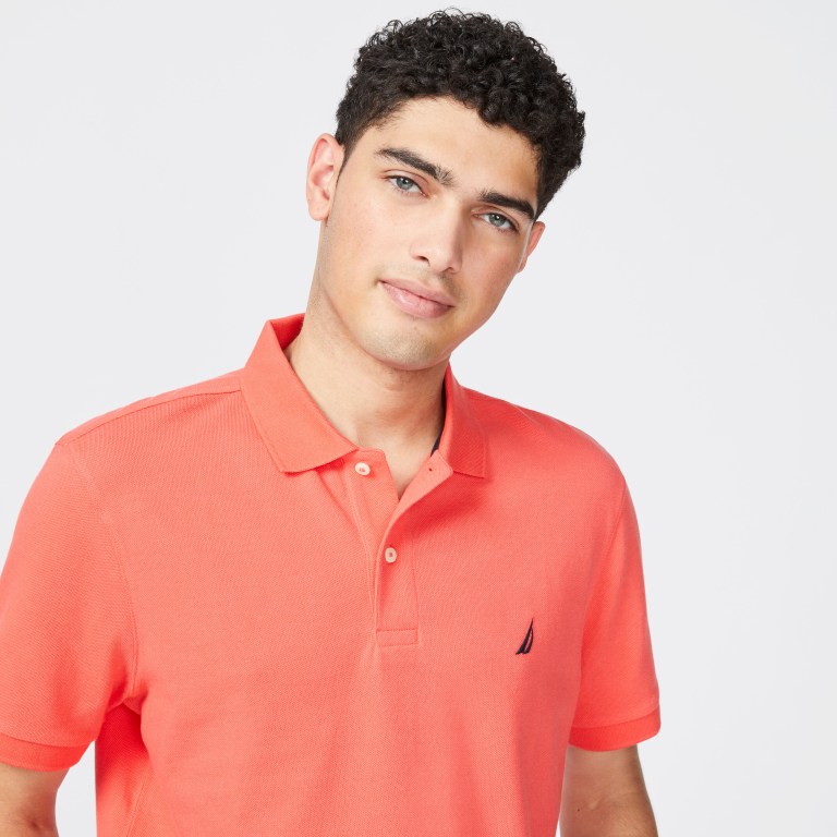 Men's Nautica Classic Fit Deck Polo Shirts Red | wE0iYEQA