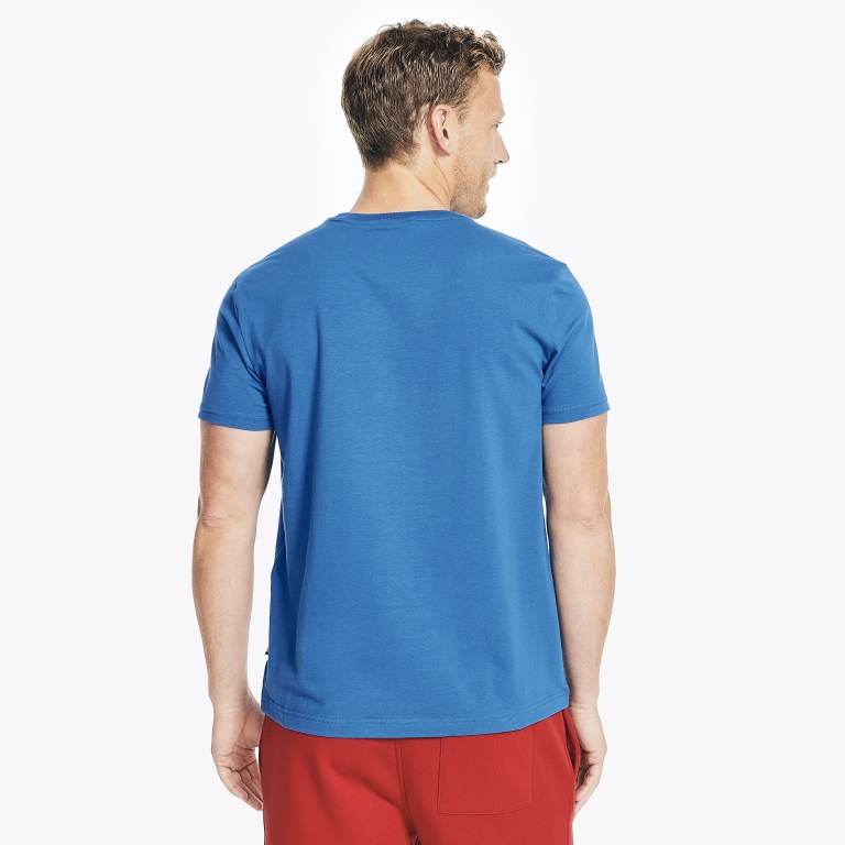 Men's Nautica Classic Fit Pocket T Shirts Navy | s4zTpXRv