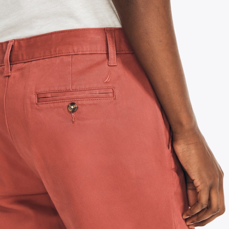 Men's Nautica Classic Fit Twill Pants Red | GP6waG7B