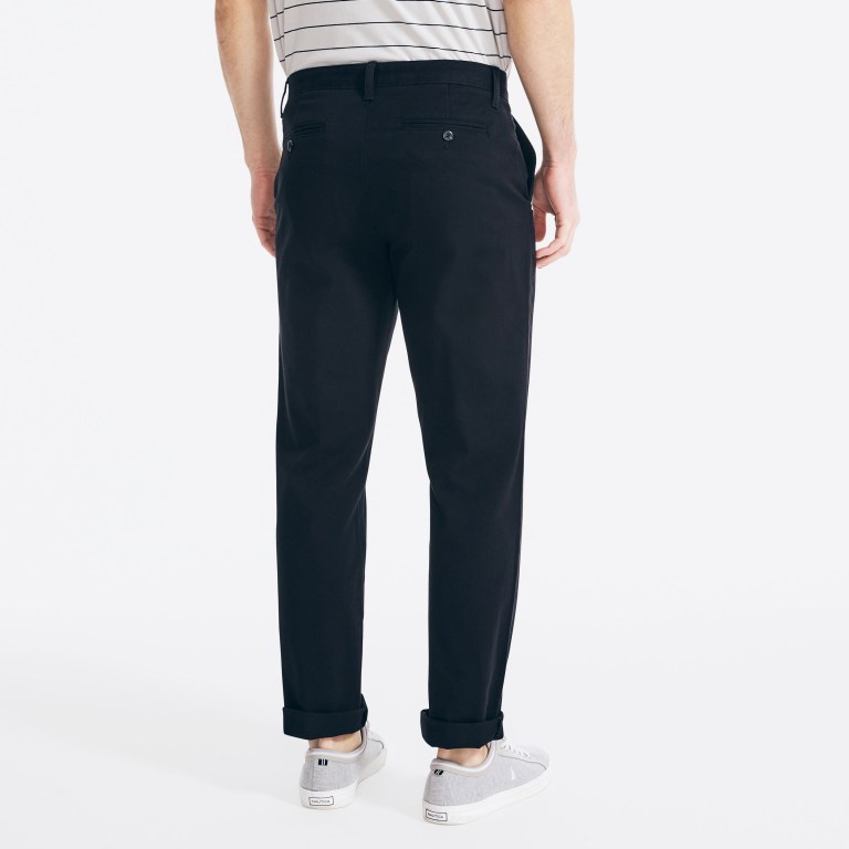 Men's Nautica Classic Fit Wrinkle-resistant Deck Pants Black | v19HgG4d