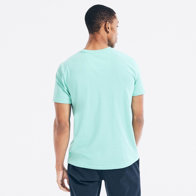 Men's Nautica J-class Crewneck T Shirts Light Turquoise | b0t7xQu2