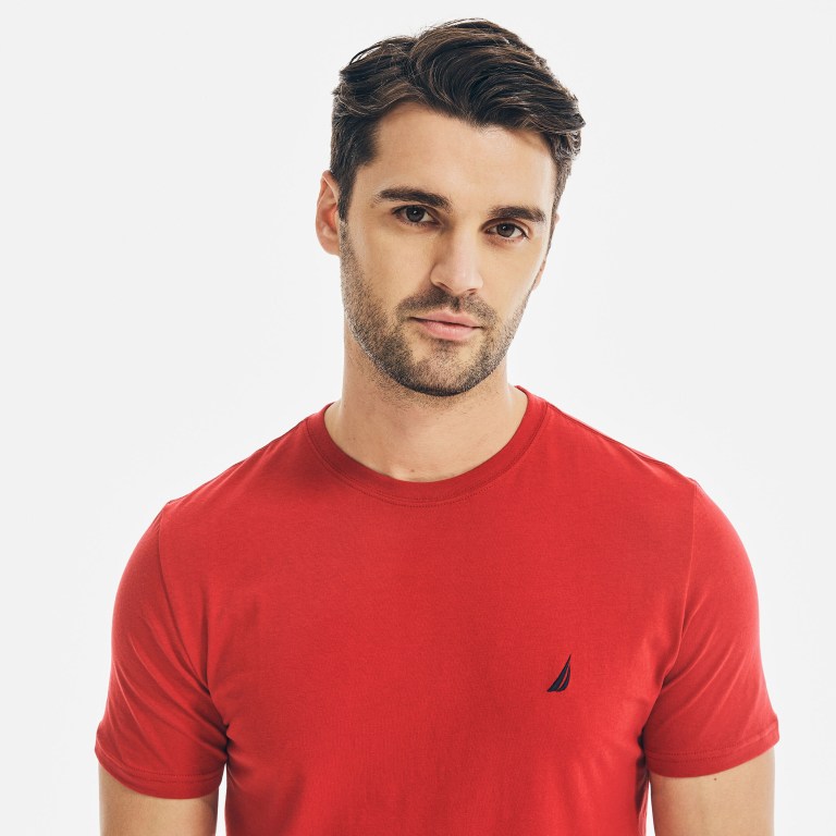 Men's Nautica J-class Crewneck T Shirts Red | lm5xEEca