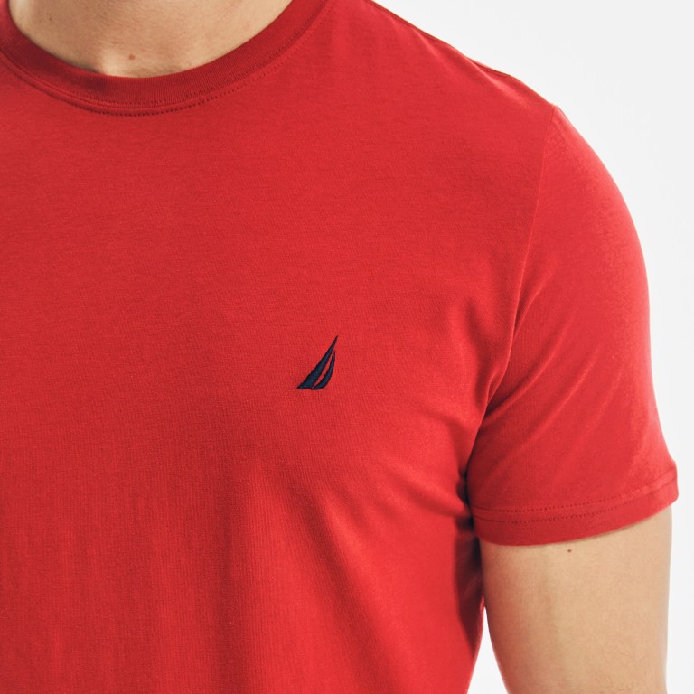 Men's Nautica J-class Crewneck T Shirts Red | lm5xEEca