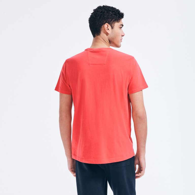 Men's Nautica J-class Crewneck T Shirts Red | uJRAqd5a