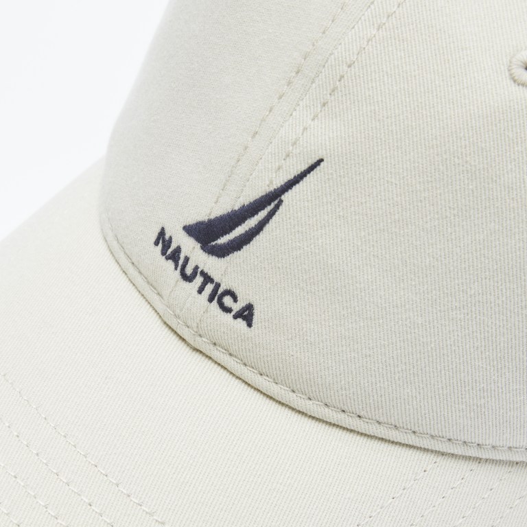 Men's Nautica J-class Embroidered Hats Brown | qNI0gNGO