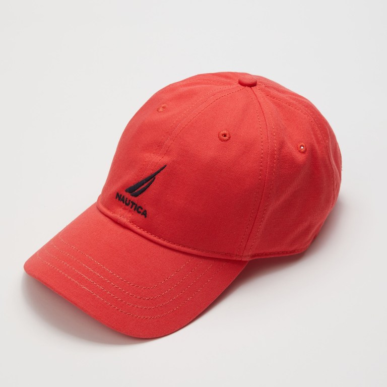 Men\'s Nautica J-class Embroidered Hats Coral | GpQUWikm