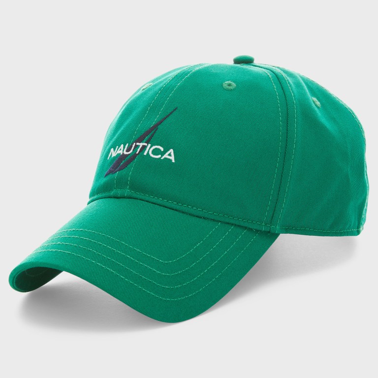 Men\'s Nautica J-class Embroidered Hats Green | bT6O9Iu4