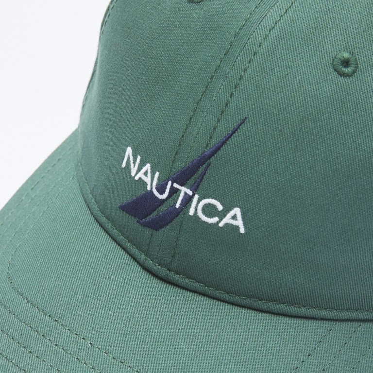 Men's Nautica J-class Embroidered Hats Green | mpl34KSU