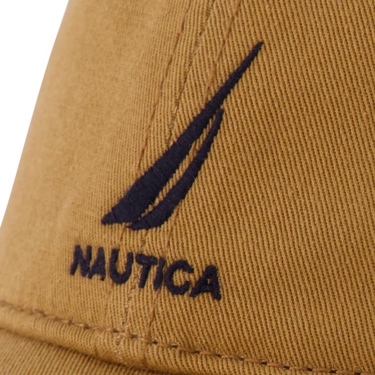 Men's Nautica J-class Embroidered Hats Khaki | VJDeIyyN