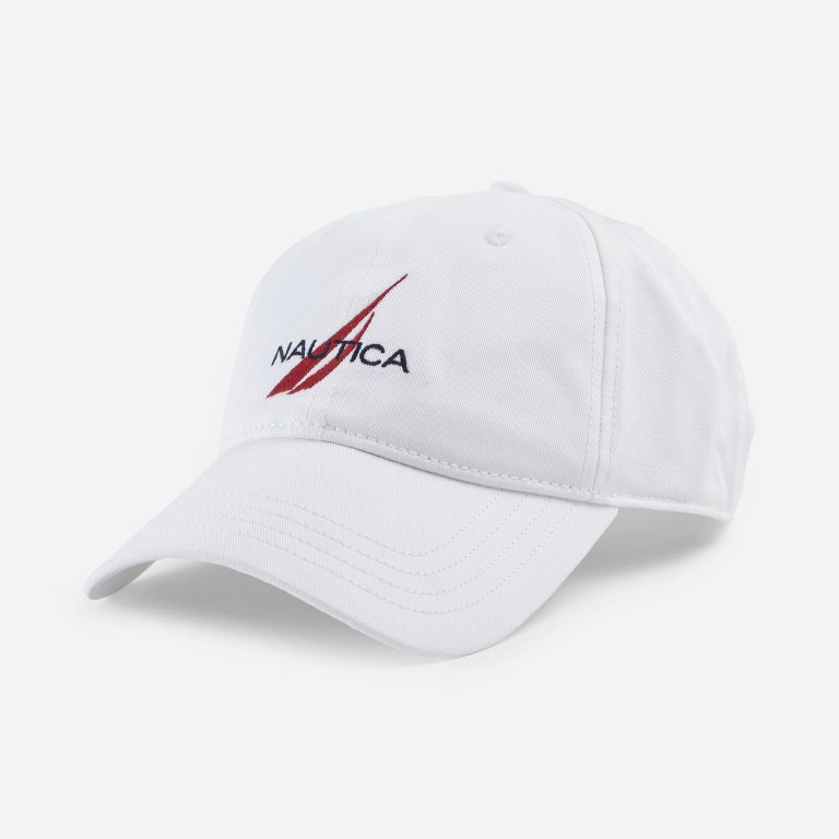 Men\'s Nautica J-class Embroidered Hats White | Y8r7Jh7w