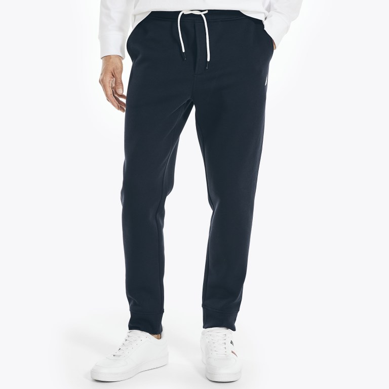 Men's Nautica J-class Fleece Jogger Sweatpants Navy | PCEInaDU