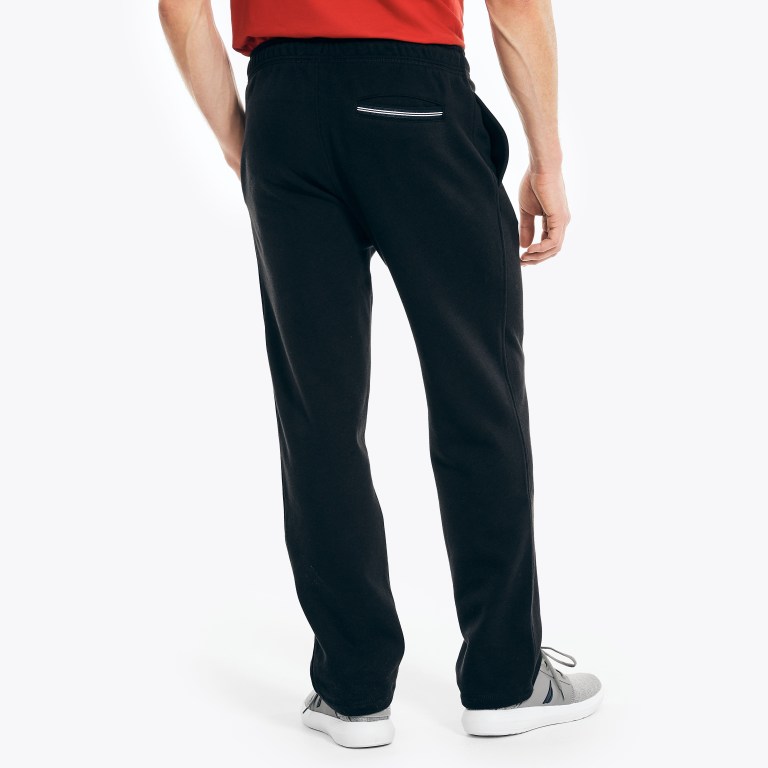 Men's Nautica J-class Fleece Sweatpants Black | qOL3U95u