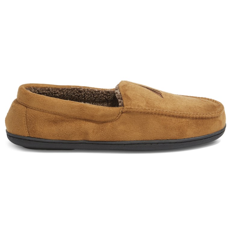 Men's Nautica J-class Suede Slippers Brown | EtpBJPJl