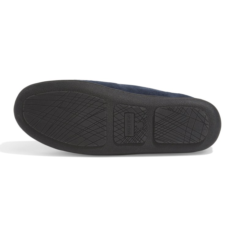 Men's Nautica J-class Suede Slippers Navy | ez1wvY80