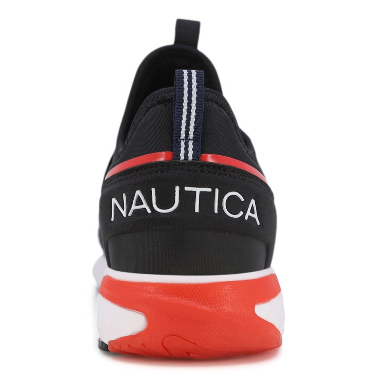 Men's Nautica Mesh Embossed Logo Sneakers Blue | osjiQvgA