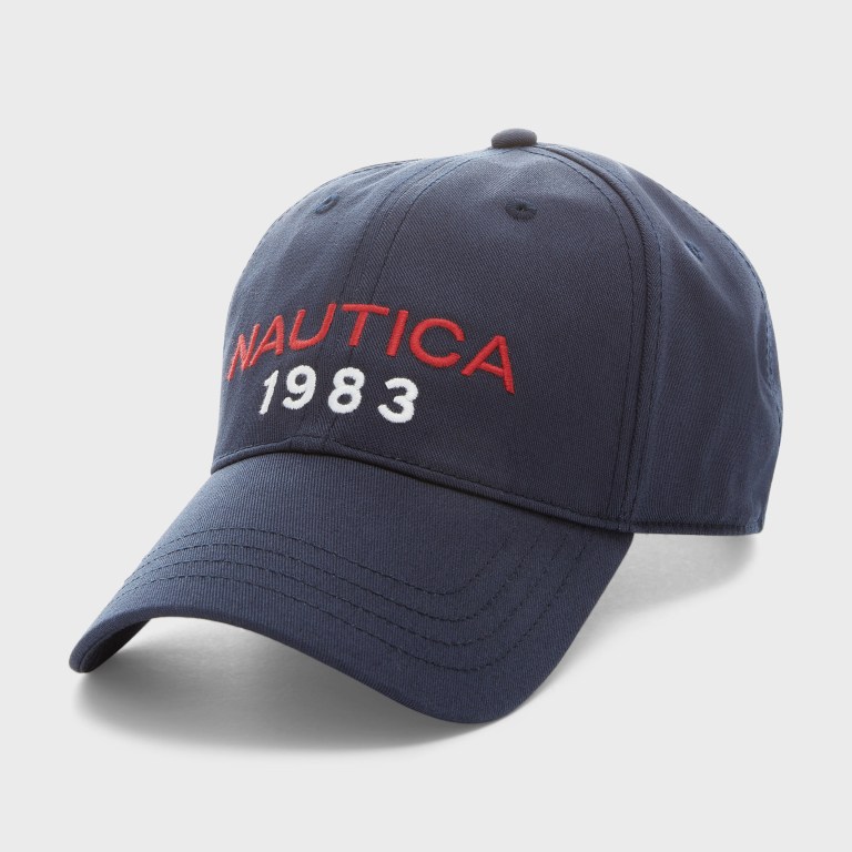 Men\'s Nautica Nautica 1983 Hats Navy | BoMUtkNB