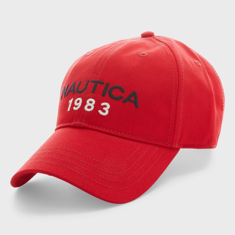 Men\'s Nautica Nautica 1983 Hats Red | 9fydZxvA