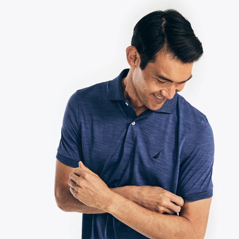 Men's Nautica Navtech Classic Fit Polo Shirts Cruise | cHUJakhh