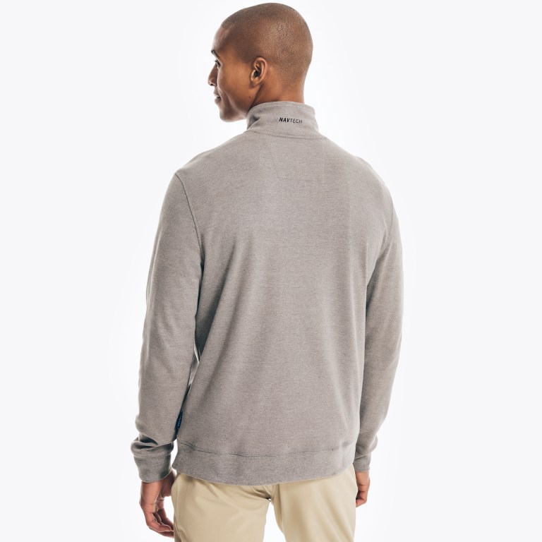 Men's Nautica Navtech Half-zip Sweatshirts Grey | RmcSMmrD