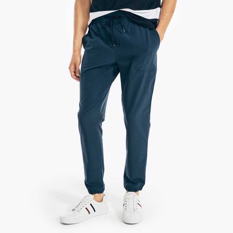 Men's Nautica Navtech Jogger Sweatpants Blue | rCwk0HQ3